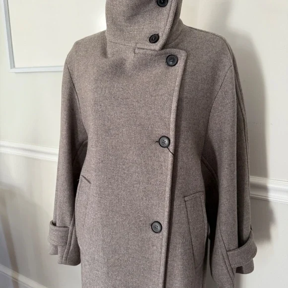 Zara Manteco wool blended oversized coat | Size S - Picture 4 of 14
